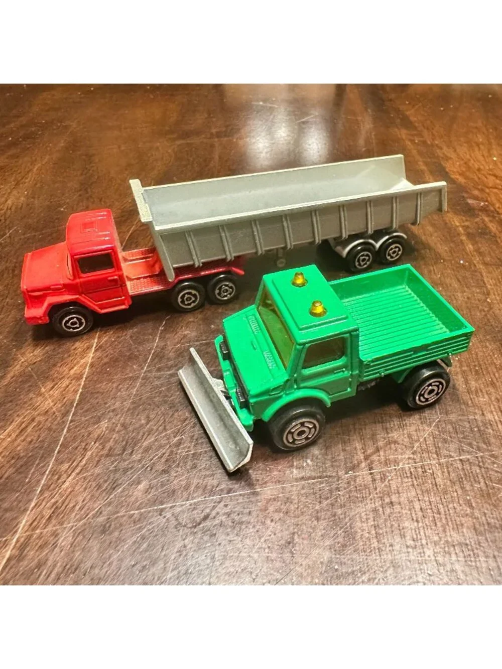 Two Vintage Majorette Die Cast Trucks  France